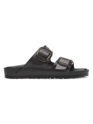 Birkenstock Klapki "Arizona" w kolorze czarnym rozmiar: 37. Czarne klapki damskie Birkenstock, bez wzorów, bez obcasa. Za 221.88 zł.