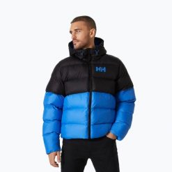 Kurtka puchowa męska Helly Hansen Active Puffy. Niebieskie kurtki męskie Helly Hansen, m, bez wzorów, z puchu, sportowe, bez kaptura. Za 689.99 zł.