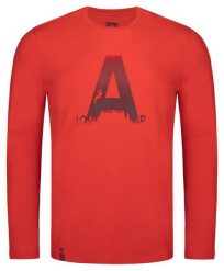 T-shirt męski Loap Aldoss czerwony. Brązowe t-shirty męskie Scarpa, na jesień, l, bez wzorów, z bawełny, bez kołnierzyka. Za 86.76 zł.