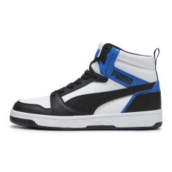 Buty Puma Rebound v6 39232620 czarne. Czarne buty sportowe na co dzień męskie z gumy, bez zapięcia. Za 414.66 zł.