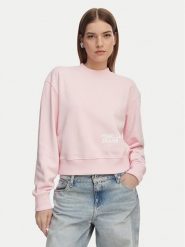 Karl Lagerfeld Jeans Bluza B2W20039 Różowy jasny Regular Fit. Czerwone bluzy bez kaptura damskie Karl Lagerfeld Jeans, xl, z bawełny. Za 543.99 zł.