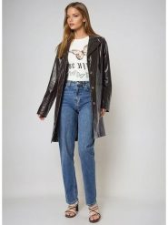 Monki Dżinsy - Regular fit - w kolorze niebieskim rozmiar: W24. Niebieskie jeansy damskie Monki, z podwyższonym stanem. Za 60.99 zł.