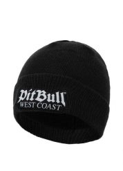 Czapka męska Pitbull zimowa Small Logo. Czarne czapki męskie PITBULL, na zimę, z aplikacjami, z dzianiny. Za 59.00 zł.