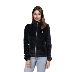 Bluza polarowa damska AULP VERKO Ciepła ze stójką. Czarne bluzy bez kaptura damskie Aulp, z polaru. Za 279.99 zł.