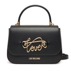 Torebka LOVE MOSCHINO. Czarne torebki klasyczne damskie Love Moschino, bez wzorów, bez dodatków. Za 639.99 zł.