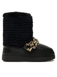 LOVE MOSCHINO Śniegowce JA24322G0LISI000 Czarny. Czarne śniegowce damskie Love Moschino, z materiału. Za 949.99 zł.