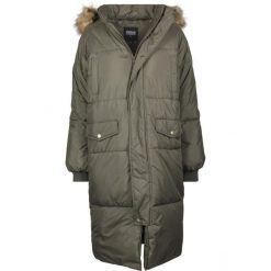 Parka dla kobiet Urban Classic Oversize coat. Czarne parki damskie Urban Classics, na zimę, bez wzorów. Za 464.50 zł.