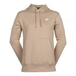 Bluza Mężczyzna Nike Sportswear Club Fleece beżowy. Białe bluzy z kapturem męskie Nike, m, z bawełny. Za 302.35 zł.