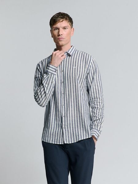 No Excess Koszula - Regular fit - w kolorze szarym rozmiar: XXL. Szare koszule męskie No Excess, xxl, bez wzorów, bez kołnierzyka, bez ramiączek. Za 99.80 zł.