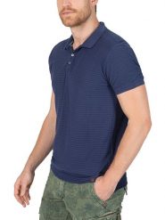 Timezone Koszulka polo w kolorze niebieskim rozmiar: XL. Niebieskie koszulki polo męskie Timezone, xl, bez wzorów, z bawełny, bez ramiączek. Za 100.99 zł.