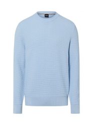 BOSS Sweter - H-Imberto Mężczyźni Bawełna niebieski, XXXL. Niebieskie swetry męskie Boss, m, bez wzorów, z bawełny, bez kołnierzyka. Za 379.95 zł.
