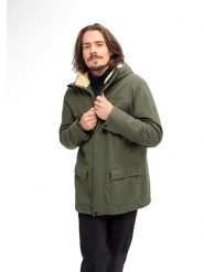 Maier Sports Zimowa kurtka funkcyjna "Senne" w kolorze khaki rozmiar: 50. Brązowe kurtki outdoor męskie Maier Sports, bez wzorów, bez kaptura. Za 485.45 zł.