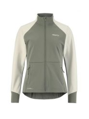 Craft Kurtka CORE Essence Nordic softshell 3-warstwowa damska – Leaf/Tofu. Zielone kurtki softshell damskie Craft, m, bez wzorów, z dżerseju, bez kaptura. Za 306.00 zł.