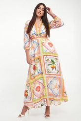 Sukienka maxi lniana HALE BOB. Sukienki damskie Hale bob, m, bez wzorów, bez kołnierzyka, bez ramiączek, maxi. Za 2,399.00 zł.