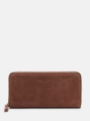 Liebeskind Berlin Skórzany portfel w kolorze jasnobrązowym - 19 x 9 x 2 cm rozmiar: onesize. Brązowe portfele damskie LIEBESKIND BERLIN, bez wzorów, z materiału. Za 348.90 zł.