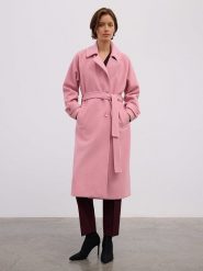 BGN Płaszcz przejściowy w kolorze różowym rozmiar: 36. Różowe płaszcze damskie BGN, bez wzorów, z tkaniny. Za 252.99 zł.