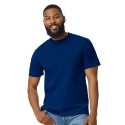 Koszulka Unisex Dla Dorosłych Softstyle Midweight. Niebieskie bluzki damskie Gildan, m, bez wzorów, sportowe, bez kołnierzyka, bez ramiączek. Za 33.99 zł.
