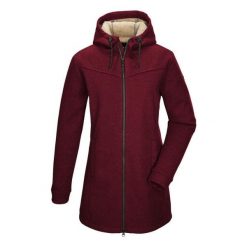 Damska parka z polaru Killtec GW 37. Czerwone parki damskie KILLTEC, na zimę, bez wzorów, z polaru. Za 524.20 zł.