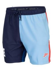 Spodenki szorty męskie Speedo Redondo Edge Volley. Niebieskie kąpielówki męskie Speedo, m, bez wzorów, z materiału, na fitness i siłownię. Za 201.98 zł.