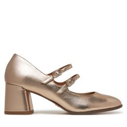Czółenka Tamaris. Żółte czółenka damskie Tamaris, bez wzorów, bez obcasa. Za 259.99 zł.