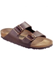 Klapki męskie Birkenstock Arizona BF. Brązowe klapki i japonki męskie Birkenstock, z materiału. Za 439.00 zł.