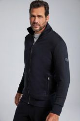 Męska Bluza dresowa stójka do 8XL. Czarne bluzy z kapturem męskie JAY-PI, m, z bawełny. Za 279.99 zł.
