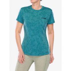 Koszulka szybkoschnąca damska Columbia Bluebird Canyon S/S Crew. Niebieskie t-shirty damskie Columbia, s, bez wzorów, bez kołnierzyka. Za 150.99 zł.