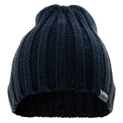 Czapka Unisex Dla Dorosłych Rupert. Czarne czapki męskie Hi-tec, bez wzorów, z tkaniny. Za 35.99 zł.