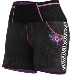 Szorty damskie Crazy Lightning. Czarne szorty damskie Crazy, bez wzorów, z materiału. Za 334.50 zł.