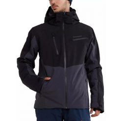 Kurtka narciarska męska Telluride Jacket. Żółte kurtki męskie Fundango, m, bez wzorów, z dresówki, bez kaptura, narciarskie. Za 709.90 zł.