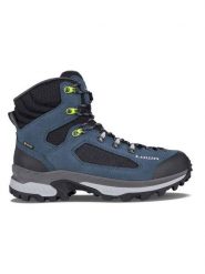 LOWA Skórzane buty trekkingowe "Corvara GTX" w kolorze niebieskim rozmiar: 44,5. Niebieskie buty trekkingowe męskie Lowa, z gore-texu, bez zapięcia, outdoorowe, gore-tex. Za 861.99 zł.