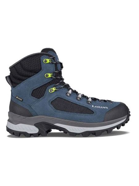 LOWA Skórzane buty trekkingowe "Corvara GTX" w kolorze niebieskim rozmiar: 44,5. Niebieskie buty trekkingowe męskie Lowa, z gore-texu, bez zapięcia, outdoorowe, gore-tex. Za 861.99 zł.