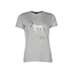 T-shirt dziewczęcy HKM Kids Sparkle. Szare koszulki dziewczęce HKM KIDS, m, bez wzorów, z materiału, bez ramiączek. Za 123.00 zł.