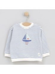 Cotton Fish Bluza w kolorze kremowym rozmiar: 110. Brązowe bluzy i bluzki niemowlęce Cotton Fish, bez wzorów, z bawełny, bez ramiączek, bez kaptura. Za 57.06 zł.