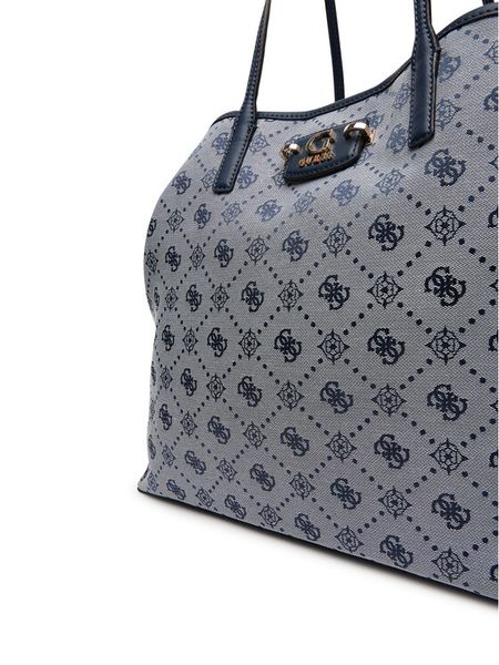 Guess Torebka Neda HWJP96 54240 Granatowy. Niebieskie torebki klasyczne damskie Guess, z aplikacjami, z materiału, bez dodatków. Za 439.99 zł.