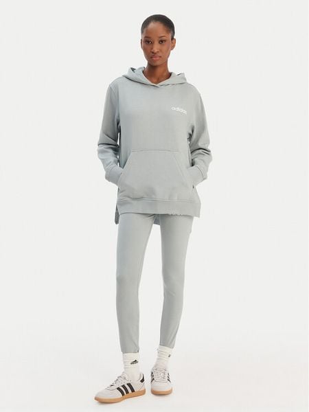 Adidas Komplet bluza i legginsy Leisure KB8448 Zielony Regular Fit. Zielone bluzy bez kaptura damskie Adidas, m, z bawełny. Za 329.99 zł.