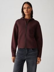 OPUS Bluza w kolorze ciemnobrązowym rozmiar: 36. Brązowe bluzy z kapturem damskie Opus. Za 205.93 zł.