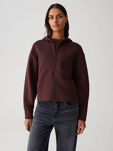 OPUS Bluza w kolorze ciemnobrązowym rozmiar: 36. Brązowe bluzy z kapturem damskie Opus. Za 219.60 zł.