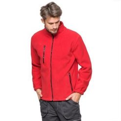 Bluza polarowa męska Avacore Orvel 450g. Czerwone bluzy bez kaptura męskie AVACORE, m, z polaru. Za 149.00 zł.