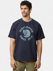 Koszulka bawełniana Fjallraven Fjallraven Relaxed T-Shirt. Niebieskie t-shirty męskie Fjällräven, m, bez wzorów, z bawełny, bez kołnierzyka. Za 285.99 zł.