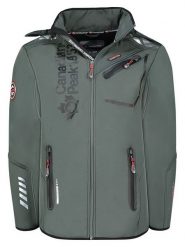 Canadian Peak Kurtka softshellowa "Royauteak" w kolorze szarym rozmiar: M. Szare kurtki outdoor męskie Canadian Peak, m, bez wzorów, bez kaptura. Za 218.05 zł.