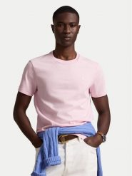 Polo Ralph Lauren T-Shirt 710671438530 Różowy jasny Regular Fit. Czerwone koszulki polo męskie Polo Ralph Lauren, m, bez wzorów, z bawełny, bez ramiączek. Za 379.99 zł.