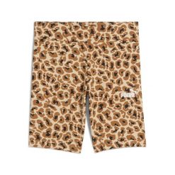 Młodzieżowe krótkie legginsy Essentials Animal PUMA Light Sand Beige. Brązowa legginsy damskie Puma, bez wzorów, młodzieżowe. W wyprzedaży za 109.75 zł.