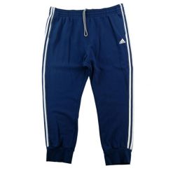 Second life - Spodnie dresowe męskie Jogging 3-Stripes - Stan bardzo dobry. Niebieskie spodnie sportowe męskie Adidas, z dresówki. Za 122.16 zł.
