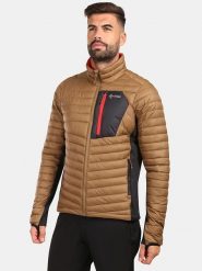 Kilpi Kurtka pikowana "Actis" w kolorze jasnobrązowym rozmiar: M. Brązowe kurtki męskie Kilpi, m, bez wzorów, z materiału, bez kaptura. Za 361.99 zł.