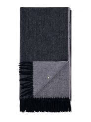 Hey Marly Wełniany szal "Classic" w kolorze czarno-szarym - 250 x 65 cm rozmiar: onesize. Czarne szaliki i kominy damskie Hey Marly, bez wzorów, z materiału. Za 344.54 zł.