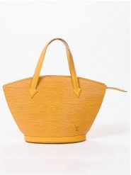 Louis Vuitton Torebka "St-Jacques PM" w kolorze żółtym - 38 x 24 x 10 cm rozmiar: onesize. Żółte torebki klasyczne damskie Louis Vuitton, bez wzorów, z materiału, bez dodatków. Za 3,145.99 zł.