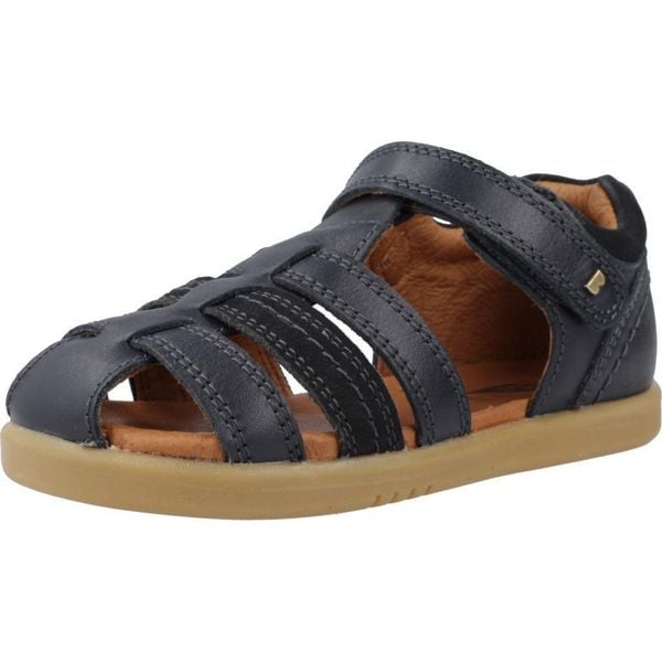 Sandały BOBUX ROAM Niebieski. Niebieskie sandały męskie Bobux, ze skóry, bez zapięcia. Za 239.99 zł.