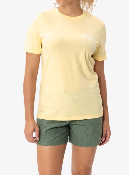 Koszulka bawełniana damska Vaude Spirit T-Shirt II. Żółte t-shirty damskie Vaude, l, bez wzorów, z bawełny, bez kołnierzyka. Za 163.10 zł.