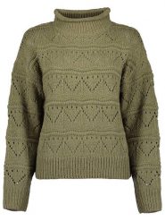 Blue Seven Sweter w kolorze khaki rozmiar: 44. Brązowe golfy damskie Blue Seven, bez wzorów, ze splotem, bez ramiączek. Za 87.99 zł.